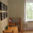 The spacious kitchen at Clarence Square